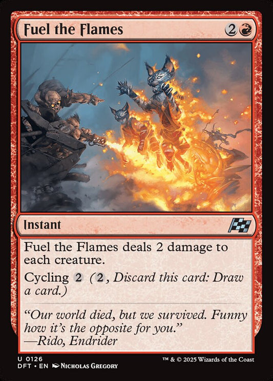 Fuel the Flames front
