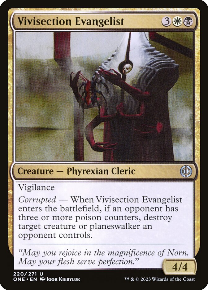 Vivisection Evangelist front