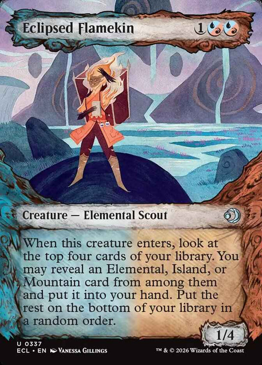 Eclipsed Flamekin (Borderless)