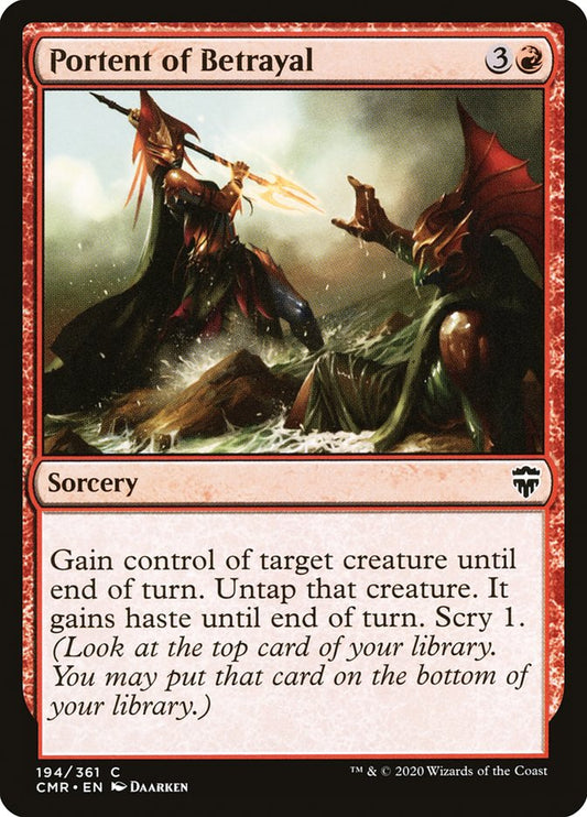 Portent of Betrayal front