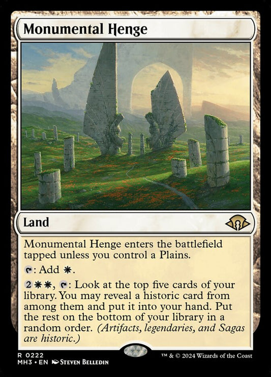Monumental Henge front