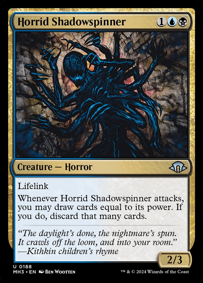 Horrid Shadowspinner front