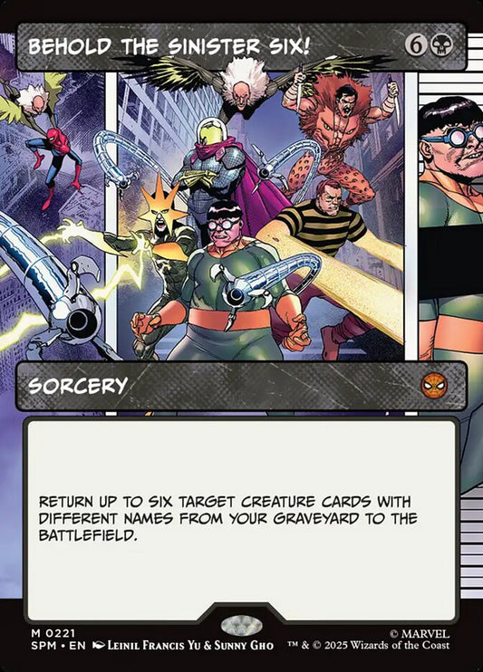 Behold the Sinister Six! front