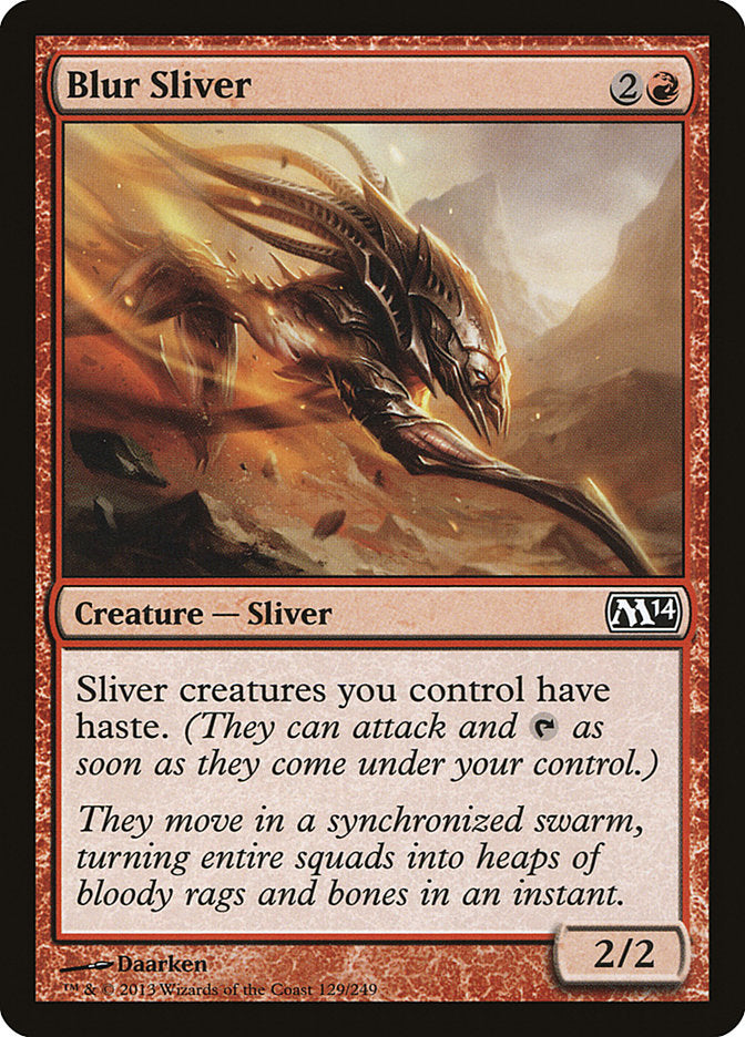 Blur Sliver front