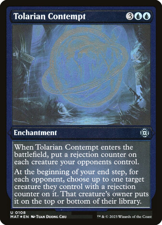 Tolarian Contempt front