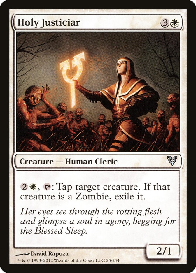 Holy Justiciar front