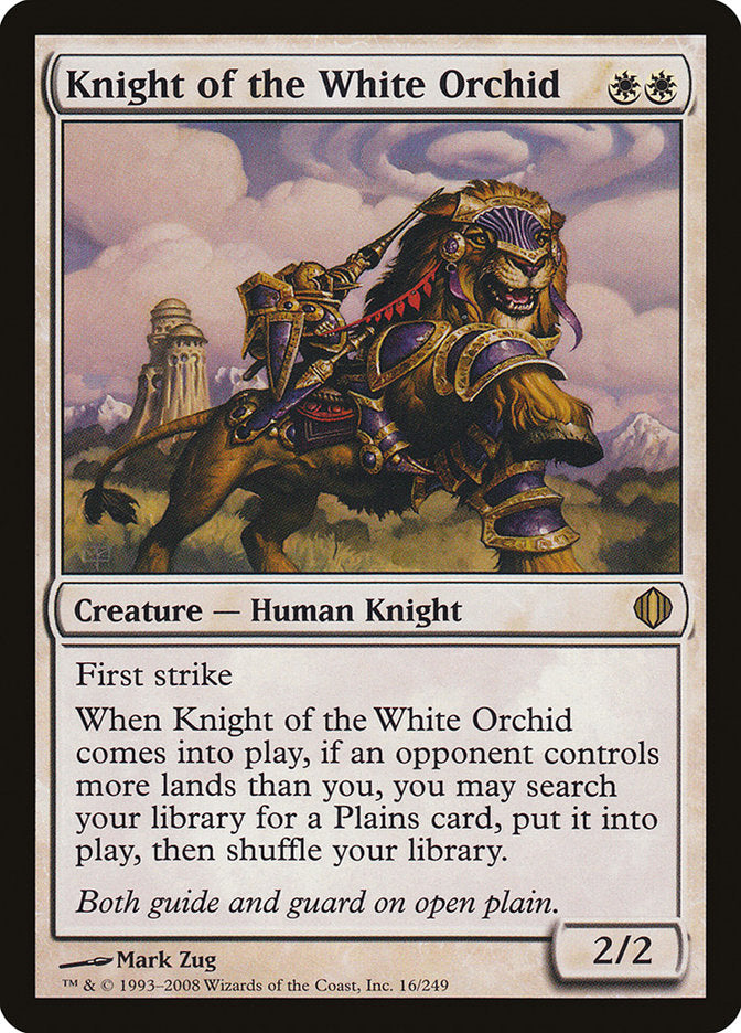 Knight of the White Orchid front