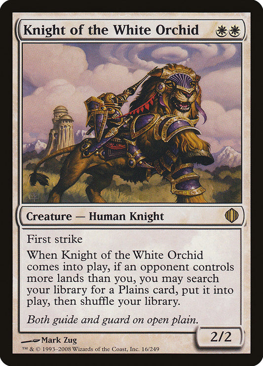 Knight of the White Orchid front