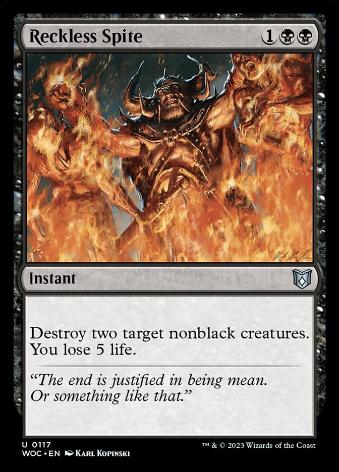 Reckless Spite front