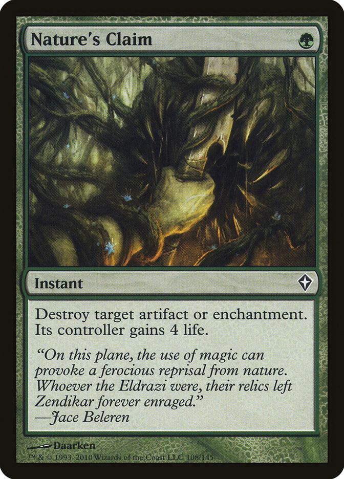Nature's Claim front