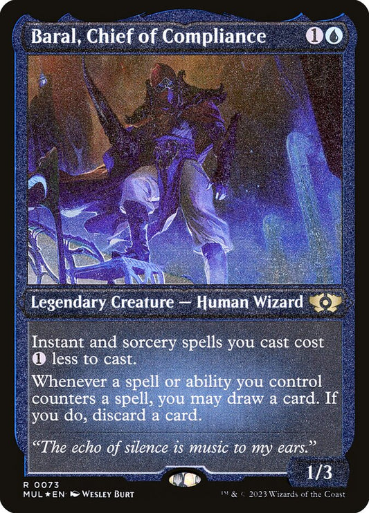 Baral, Chief of Compliance front