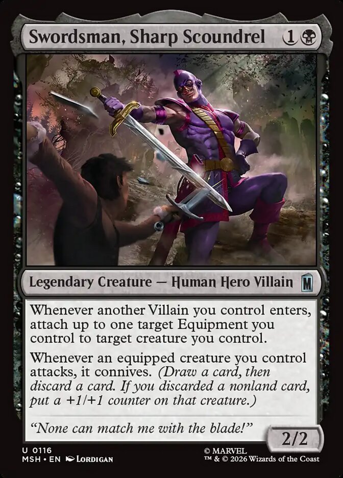 Swordsman, Sharp Scoundrel front