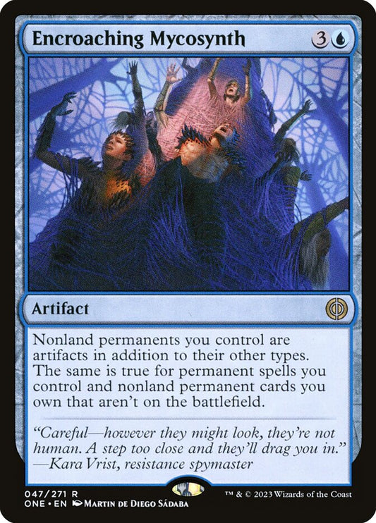 Encroaching Mycosynth front