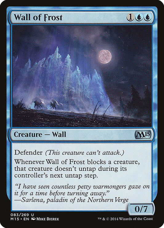 Wall of Frost front