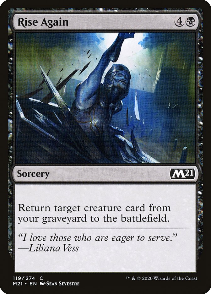 Rise Again front