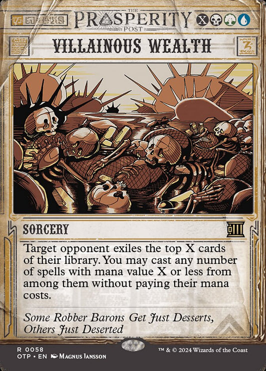 Villainous Wealth front