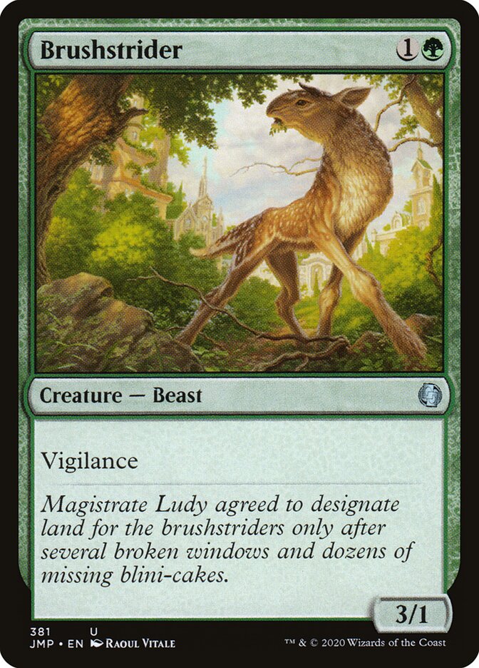 Brushstrider front