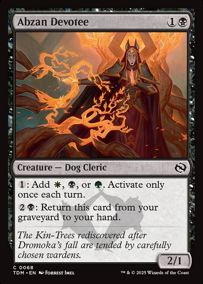 Abzan Devotee front
