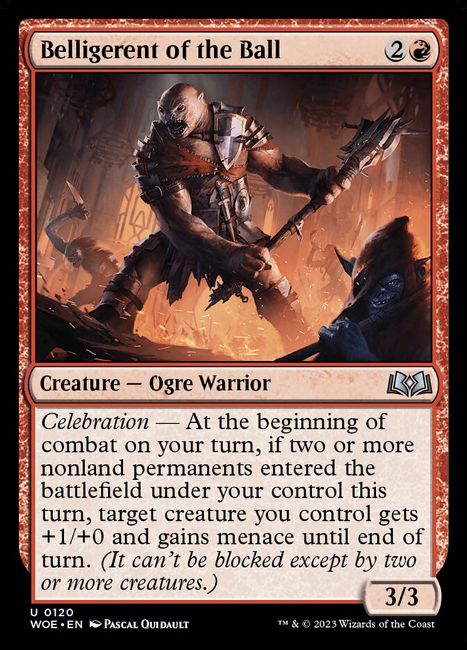 Belligerent of the Ball front