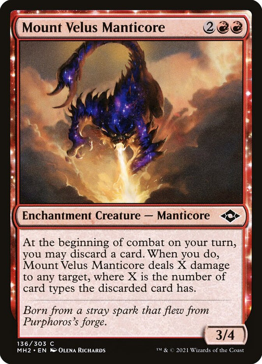 Mount Velus Manticore front