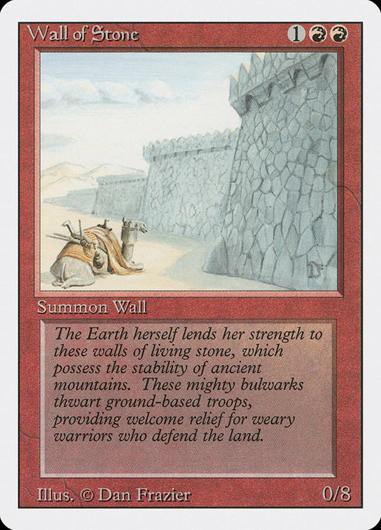 Wall of Stone front