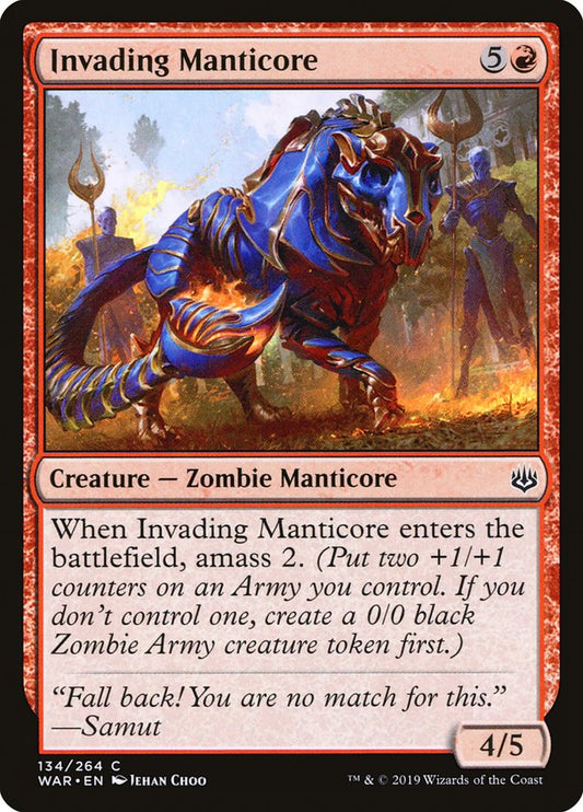 Invading Manticore front
