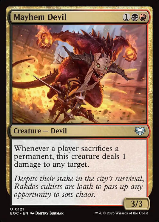 Mayhem Devil front