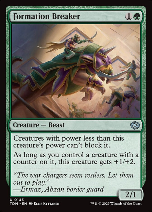 Formation Breaker front