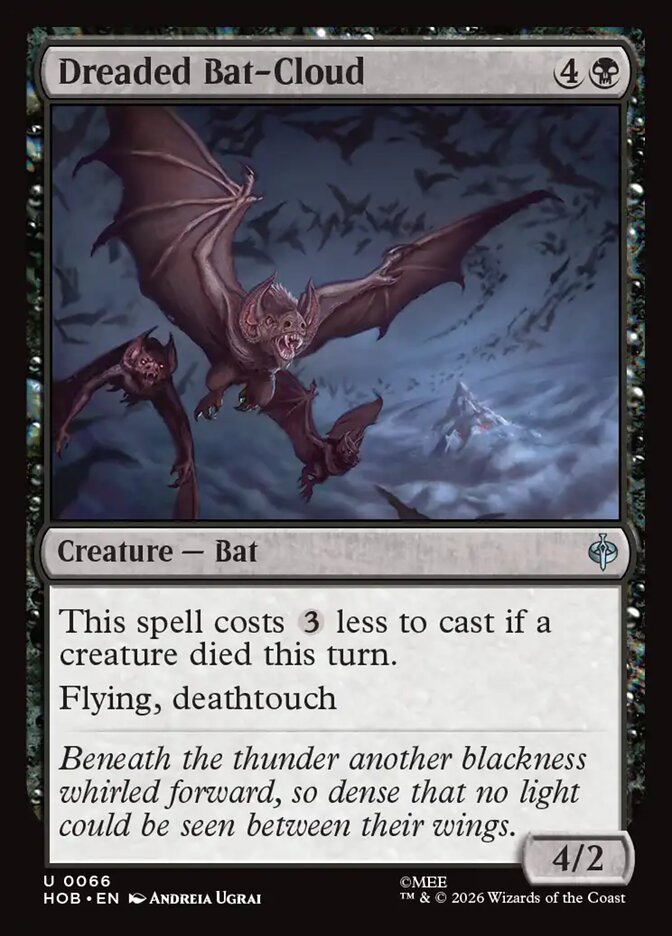 Dreaded Bat-Cloud front
