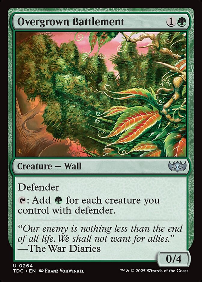 Overgrown Battlement front