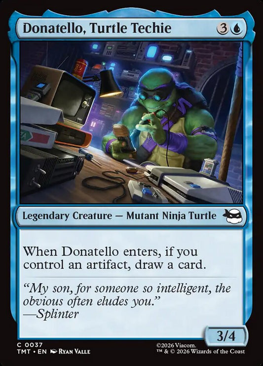 Donatello, Turtle Techie front