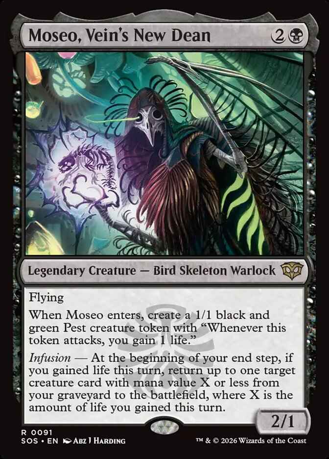Moseo, Vein's New Dean