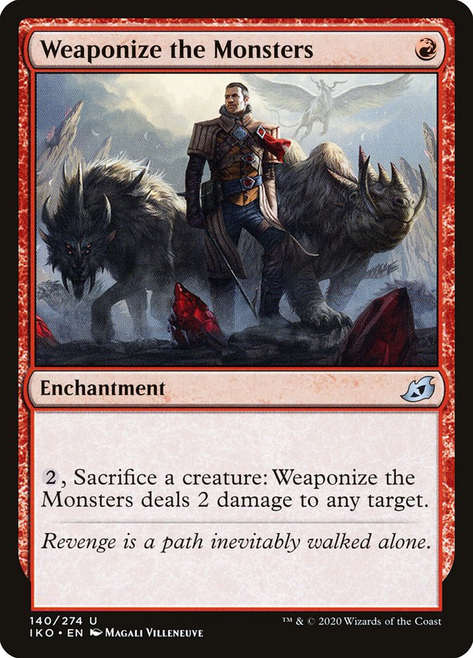 Weaponize the Monsters front