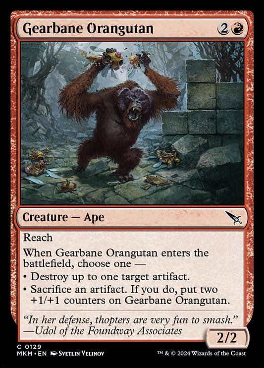 Gearbane Orangutan front