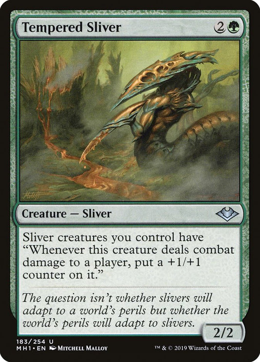 Tempered Sliver front
