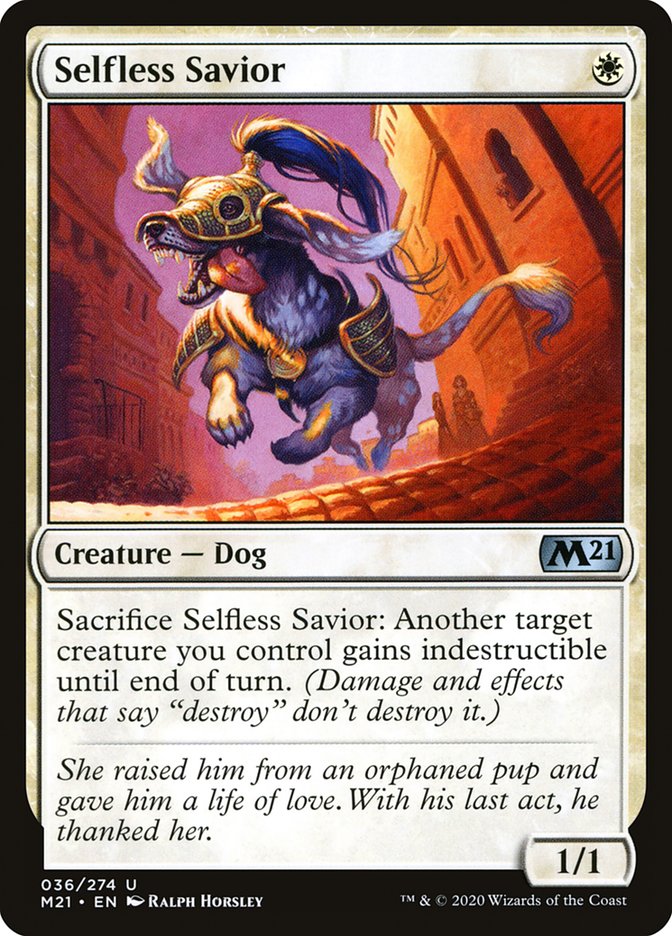 Selfless Savior front