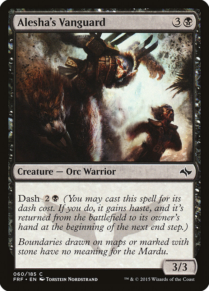 Alesha's Vanguard front