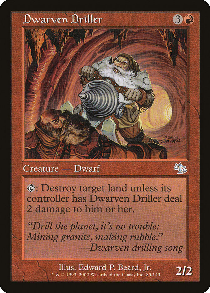 Dwarven Driller front