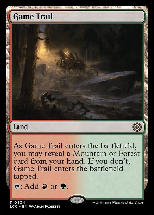 Game Trail front