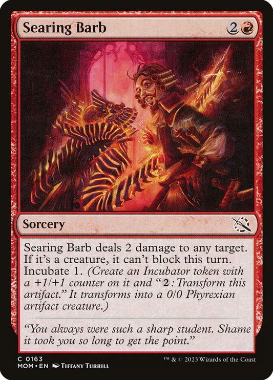 Searing Barb front