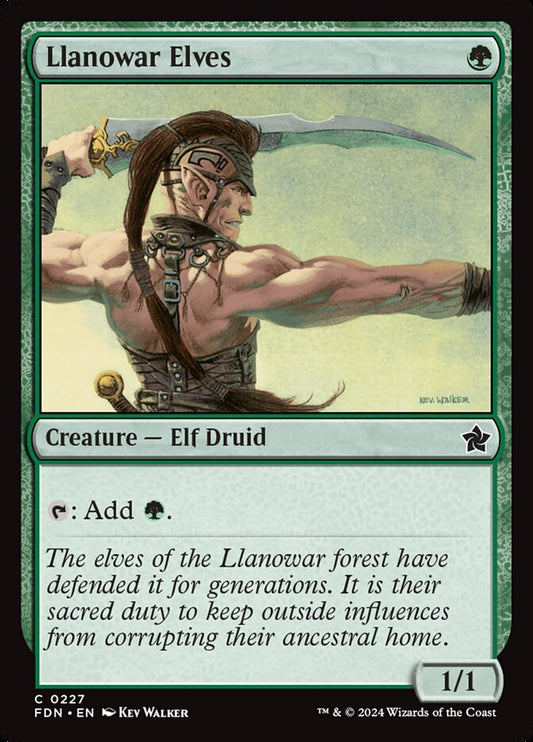 Llanowar Elves front