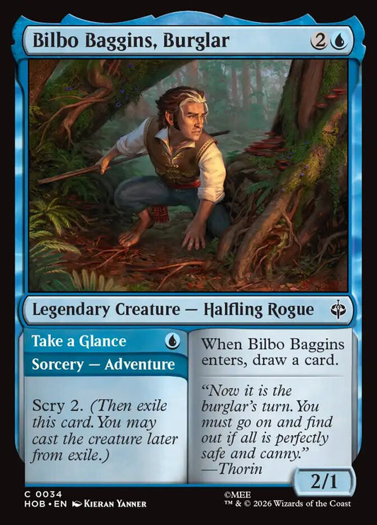 Bilbo Baggins, Burglar // Take a Glance back