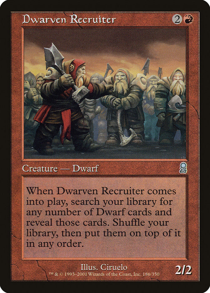 Dwarven Recruiter front