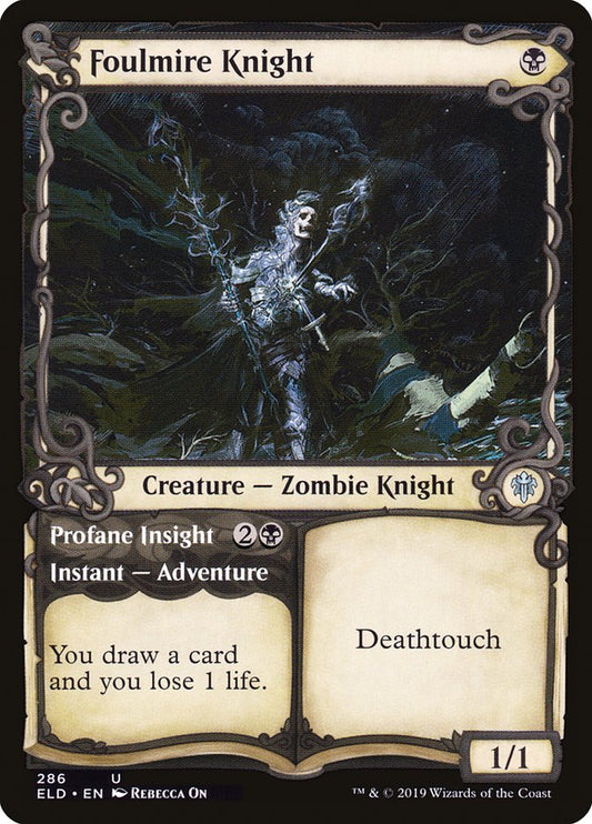 Foulmire Knight // Profane Insight back