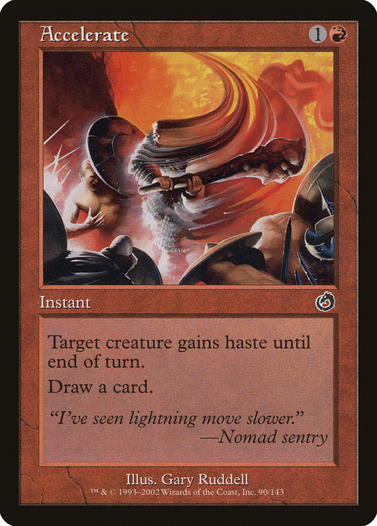 Accelerate front