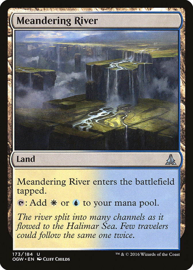 Meandering River front