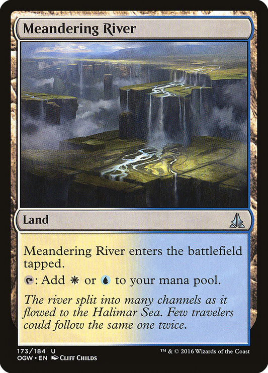 Meandering River front