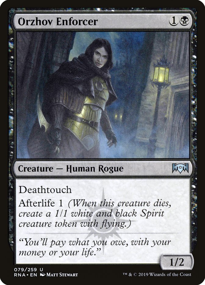 Orzhov Enforcer front