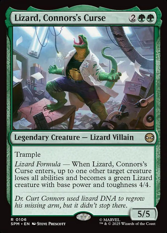 Lizard, Connors's Curse front