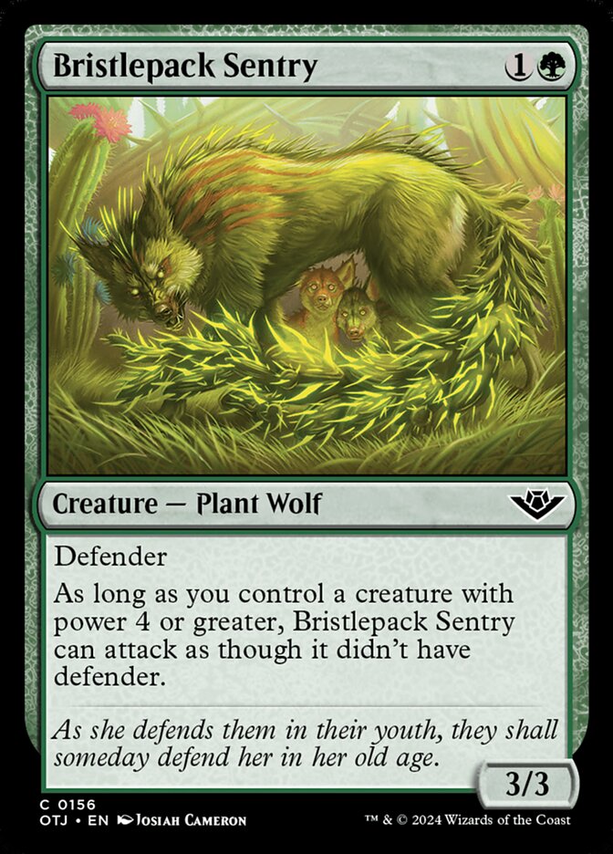 Bristlepack Sentry front